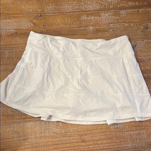 Lululemon White Athletic Tennis Skort - Picture 1 of 7